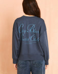 Smokey Blue Graphic Sweatshirt