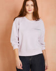 Lilac Graphic Sweatshirt