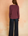Plum Long Sleeve Graphic Tee