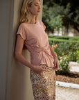 Conch Draped Knit Top