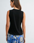 Black Layered Tank