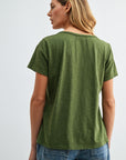 Pine Braided Neck Tee