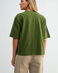 Pine Crochet Pocket Tee