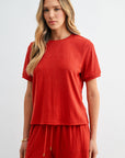 Brick Jacquard Tee