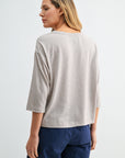 Stone Dolman Knit Top