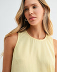 Yellow A-Line Tank Top