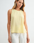 Yellow A-Line Tank Top