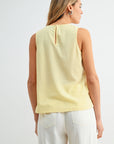 Yellow A-Line Tank Top