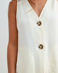 Parchment Relaxed Vest