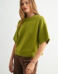 Cypress cropped broome sweater