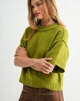 Cypress cropped broome sweater