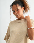 Khaki Plus-Size Broome Crop Sweater