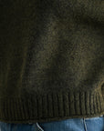 Olive Plus-Size Broome Crop Sweater