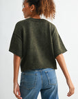 Olive Petite Broome Crop Sweater