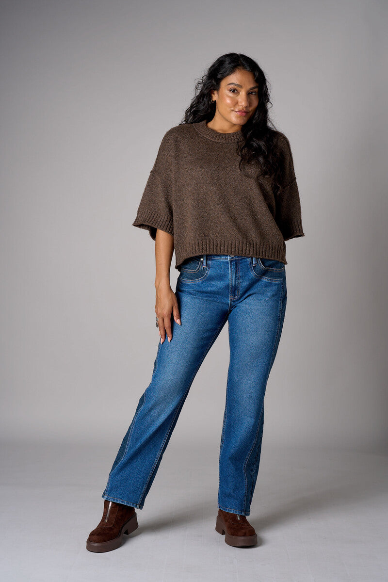 Earth cropped broome sweater