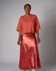 Tea Rose cropped broome sweater