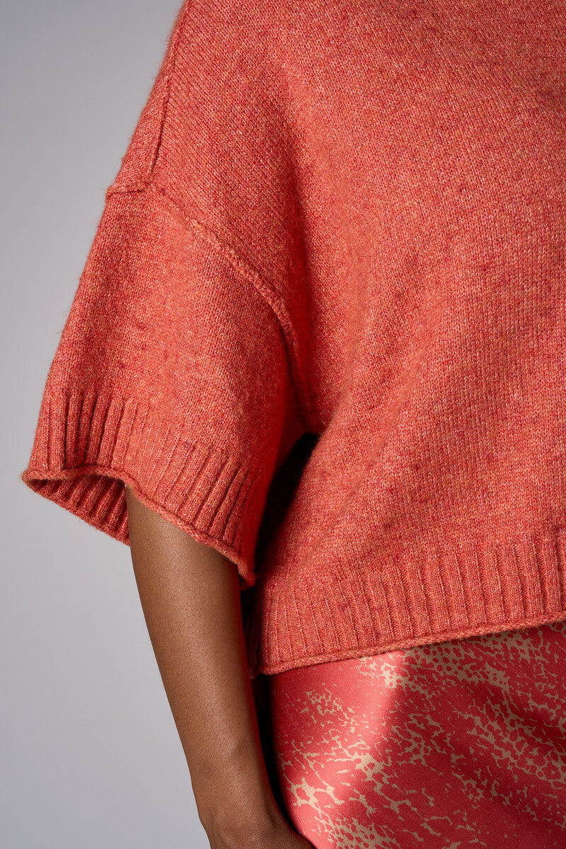 Tea Rose cropped broome sweater
