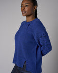 Twilight Long Sleeve Open-Work Sweater