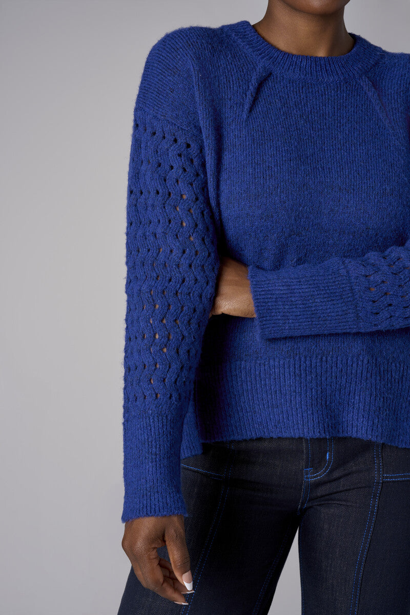 Twilight Long Sleeve Open-Work Sweater