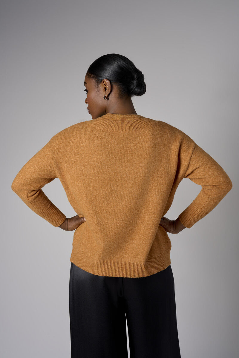 Ochre Cite Long Sleeve Sweater