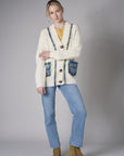 Discover the allure of 'Bone White' in our top-selling Boyfriend Cardigan.