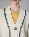 Discover the allure of 'Bone White' in our top-selling Boyfriend Cardigan.