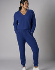 The perfect blend of style and color: 'Twilight' Cable Knit Sweater.