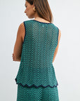 Kelly Sleeveless Crochet Top