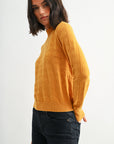 Amber Long Sleeve Mock Neck Sweater