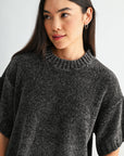 Charcoal Petite Broome Chenille Sweater