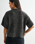 Charcoal Petite Broome Chenille Sweater