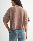 Taupe Petite Broome Chenille Sweater