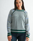 Forest Long Sleeve Raglan Sleeve Sweater