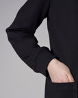 Embrace the beauty of 'Black' in our signature Ribbed Blazer.