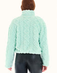 Mint Faux-Fur Jacket