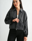 Charcoal Pinstripe Jacket