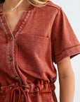 Paprika Short Sleeve Romper