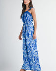 Cobalt Square Neck Maxi Dress