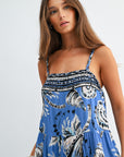 Ocean Braided Neck Maxi Dress