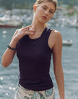 Navy Layered Tank