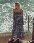 Ocean Braided Neck Maxi Dress