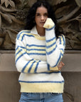 Sunlight Long Sleeve Crew Neck Striped Sweater