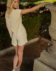 Pearl Cozy Rib Tee