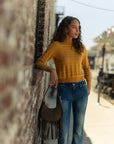 Amber Long Sleeve Mock Neck Sweater