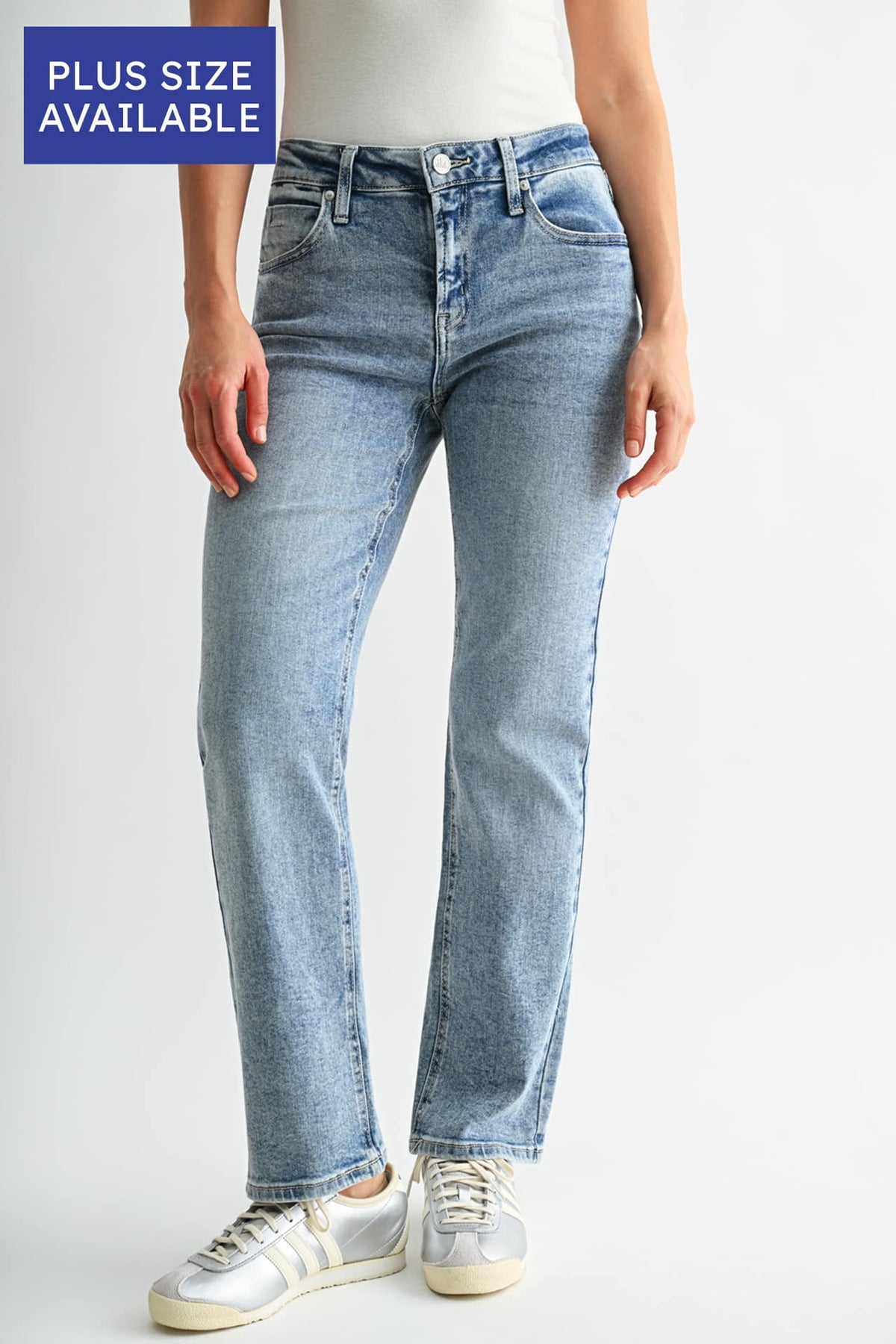 Vintage Tagged Whisker Plus-Size Dover Straight Leg