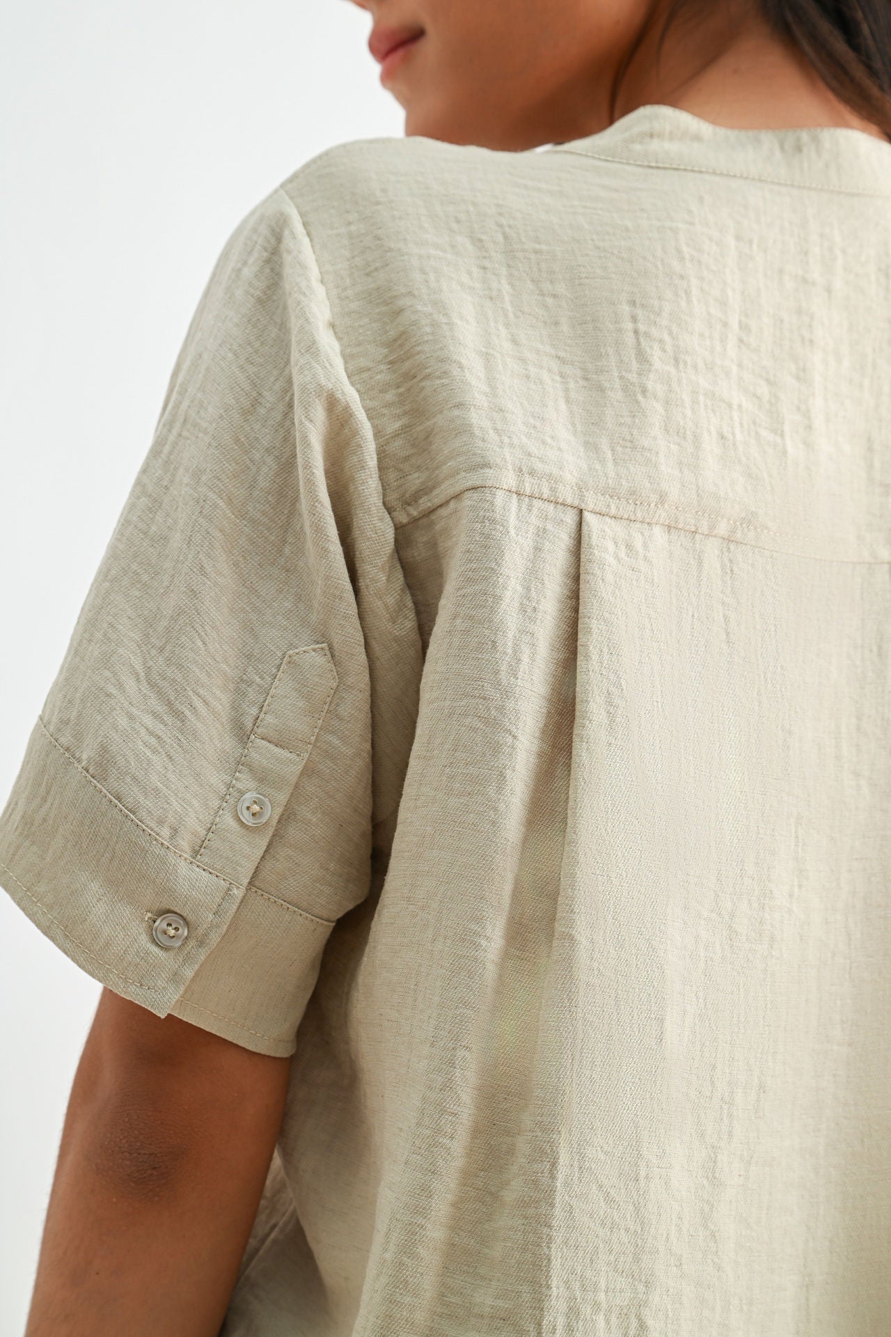 Oyster Relaxed Button Down Shirt