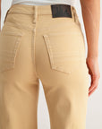 Latte Bond Wide Leg Jeans