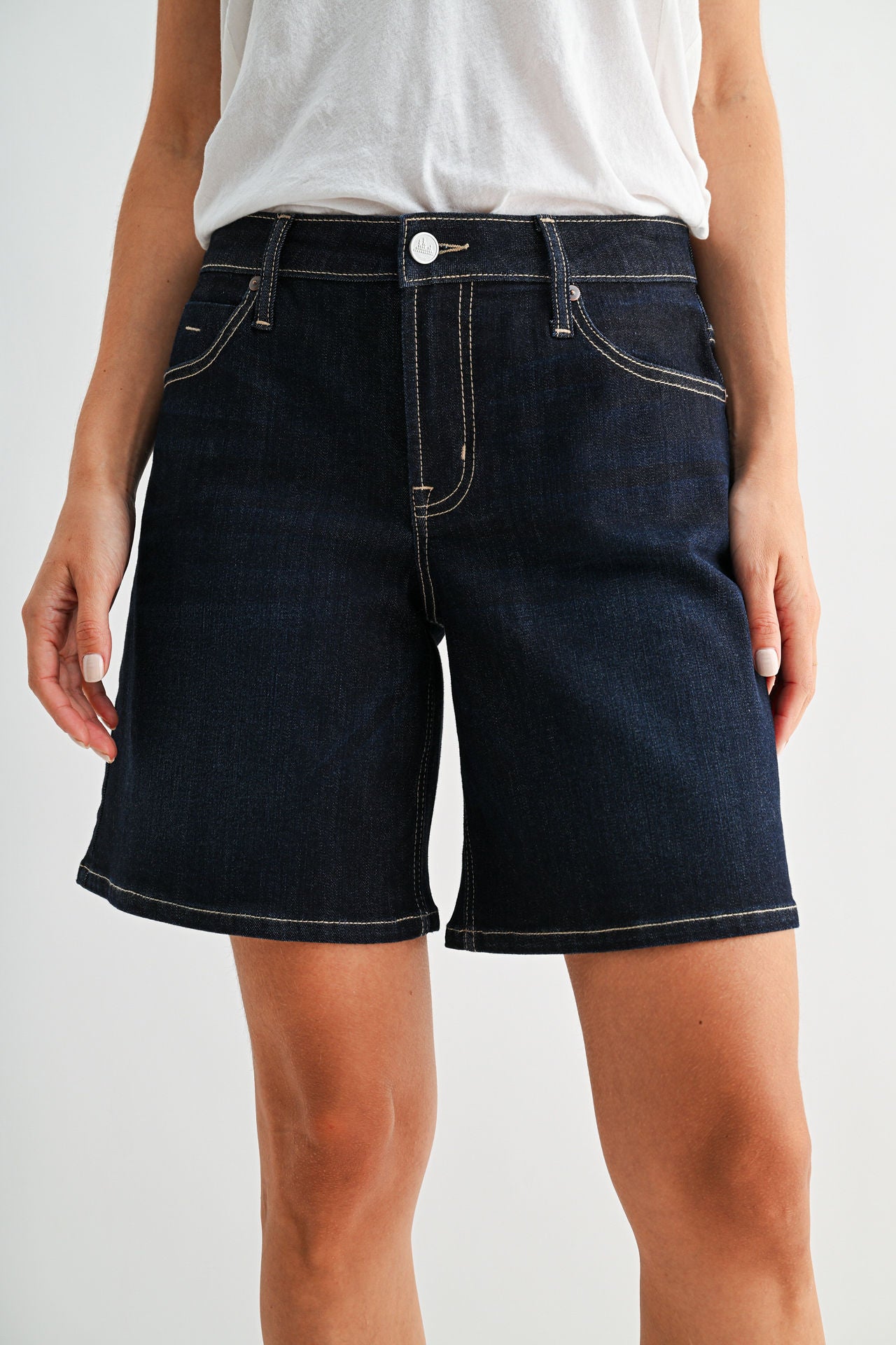 Dark Whisker Wash Dover Denim Short