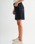 Dark Whisker Wash Dover Denim Short