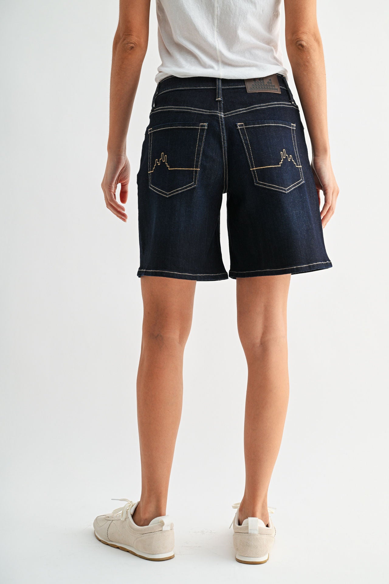 Dark Whisker Wash Dover Denim Short